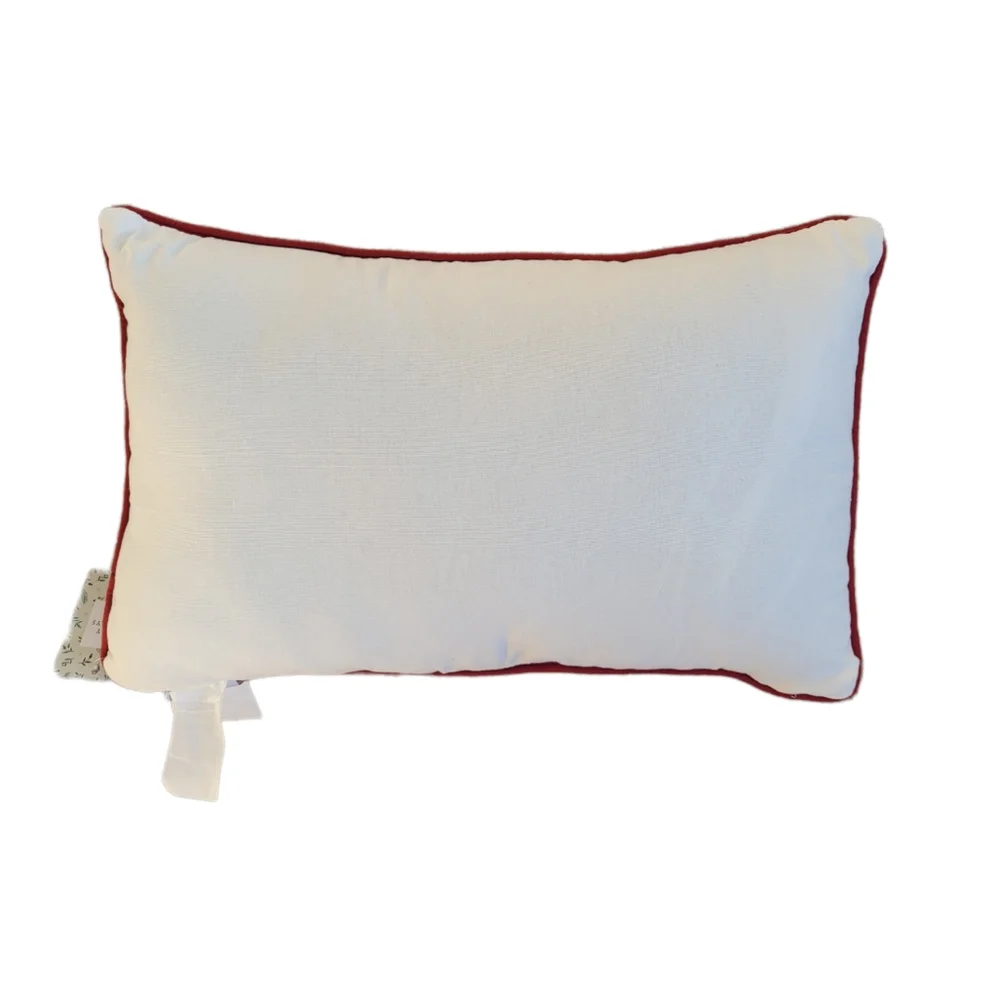 Tis The Season Embroidered Decorative Christmas Pillow 14 x 24